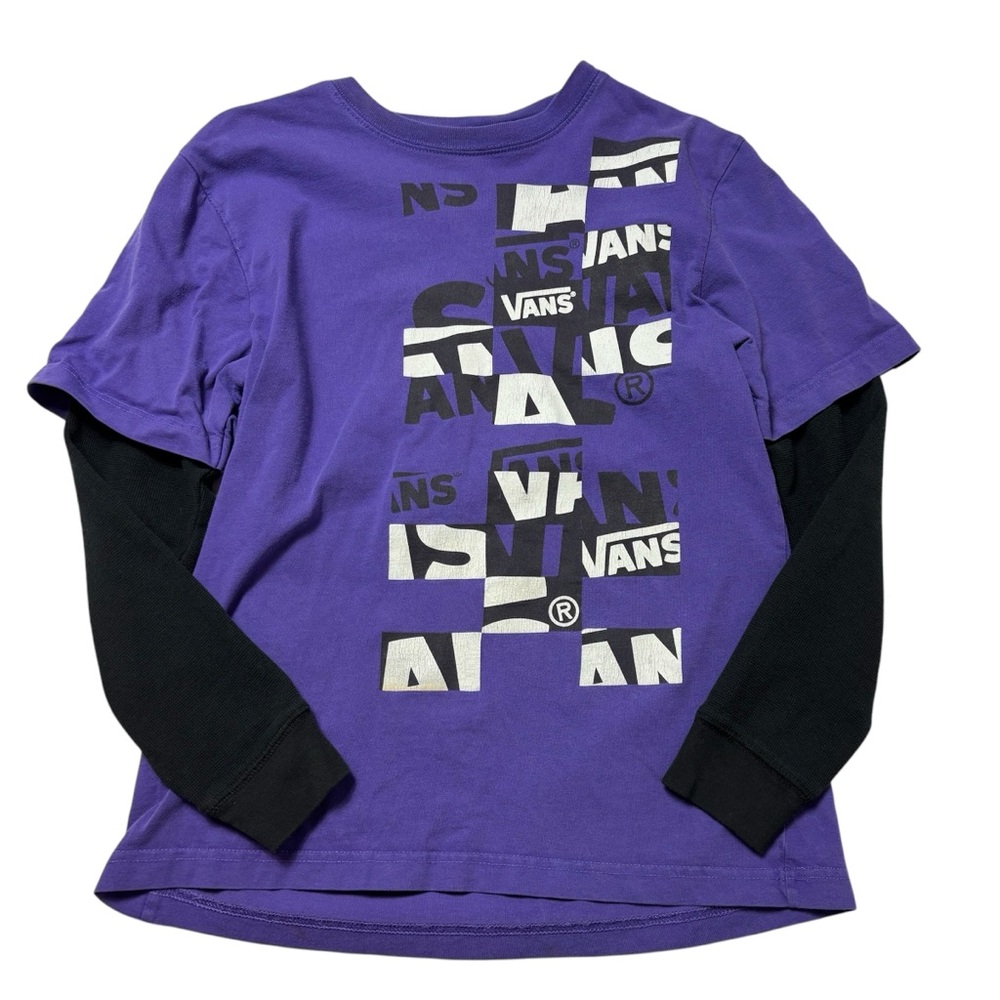 Vans purple long sleeve shirt
